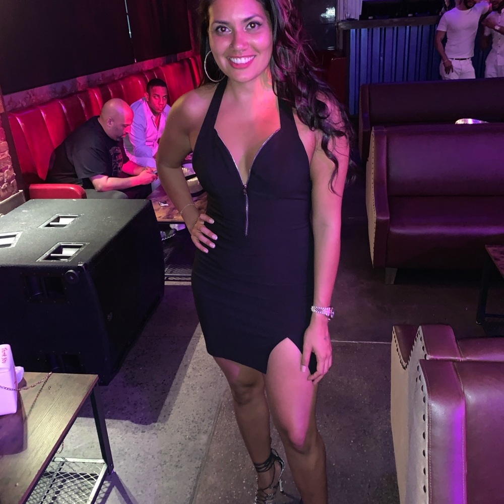 Superdown halter mini dress, size L